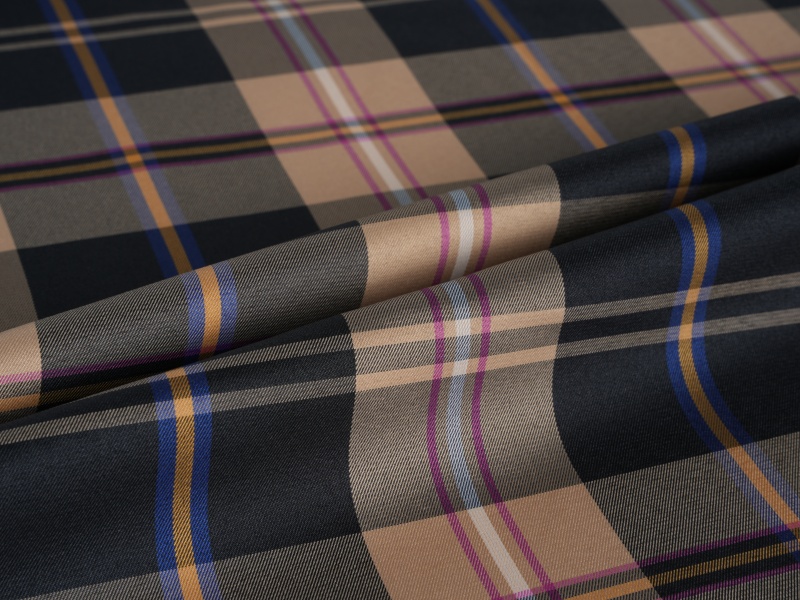 Polyester yarn-tincta sleeve lining fabricae Polyester yarn-tincta sleeve lining fabricae