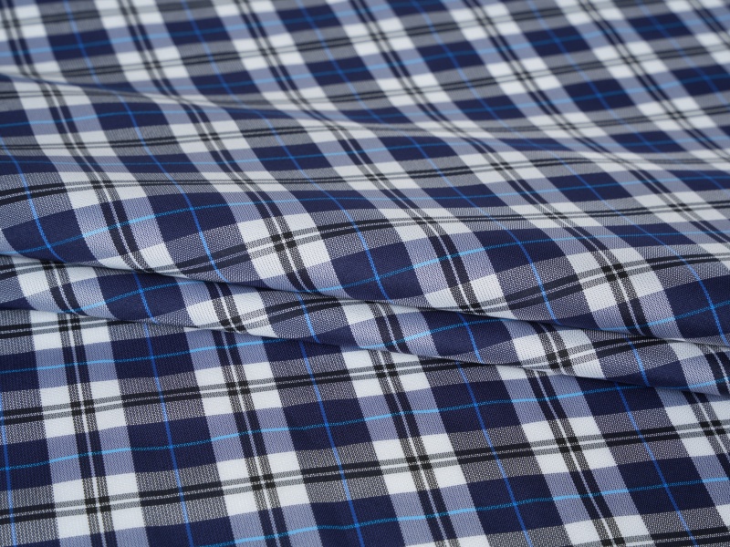 Polyester viscosis bis tincto-tincta sleeve lining fabricae